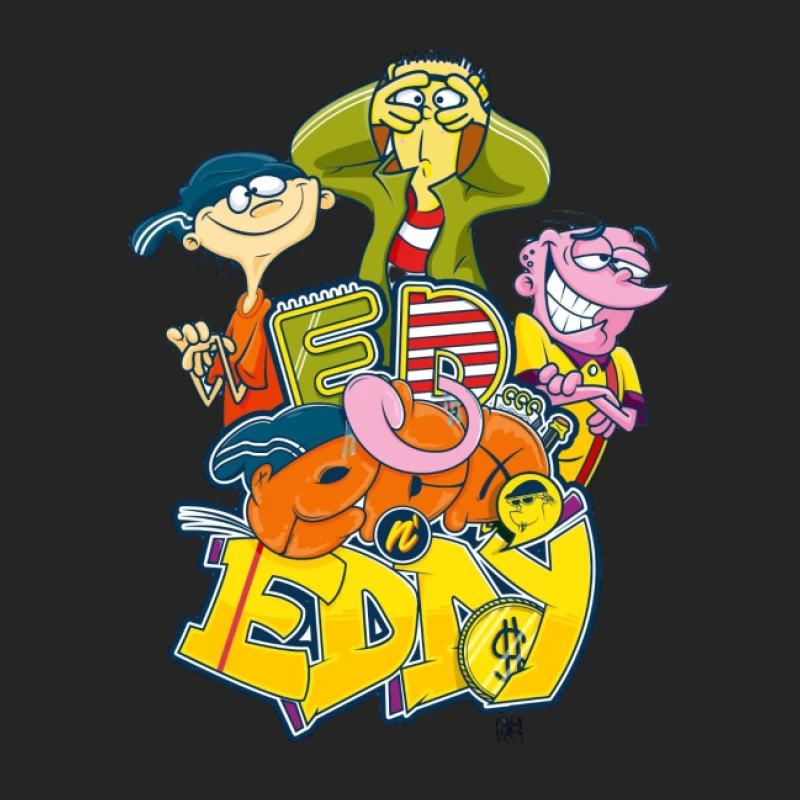 Personnages de bande dessinée Ed, Edd et Eddy Homme Sweat-shirt à enfiler