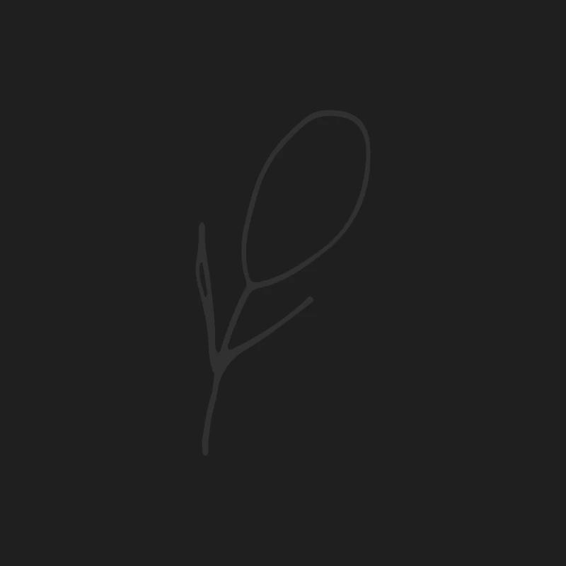 Dessin minimaliste de fleur Homme Débardeur