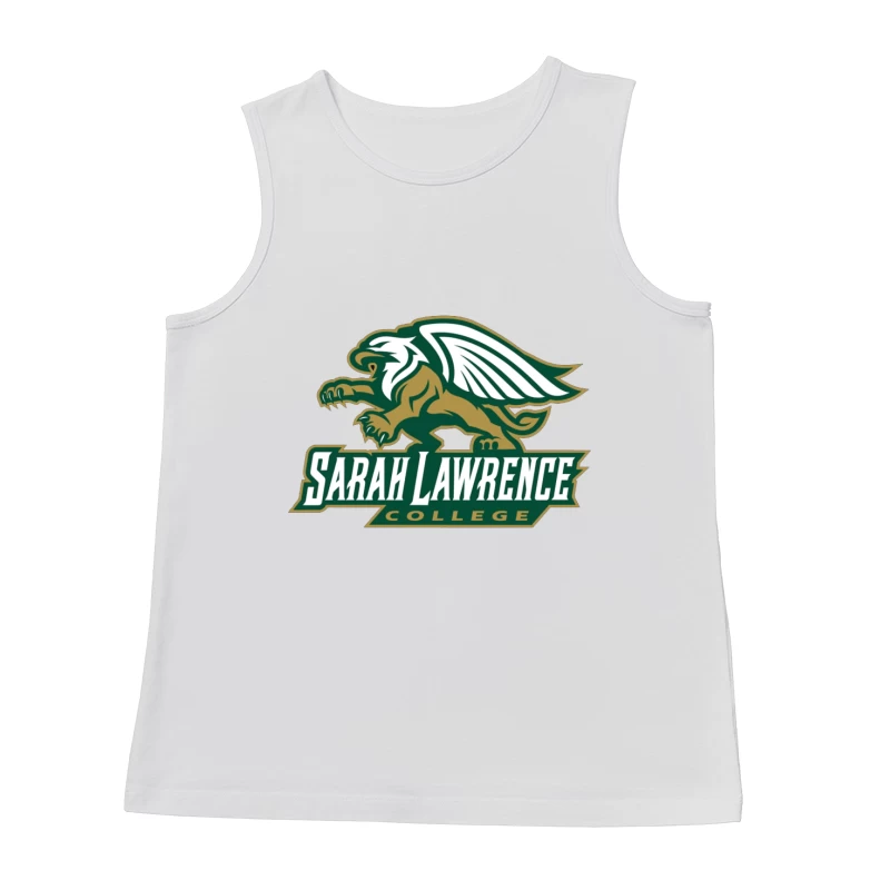 Sarah Lawrence College Griffin Athletic Logo Male Tank Top