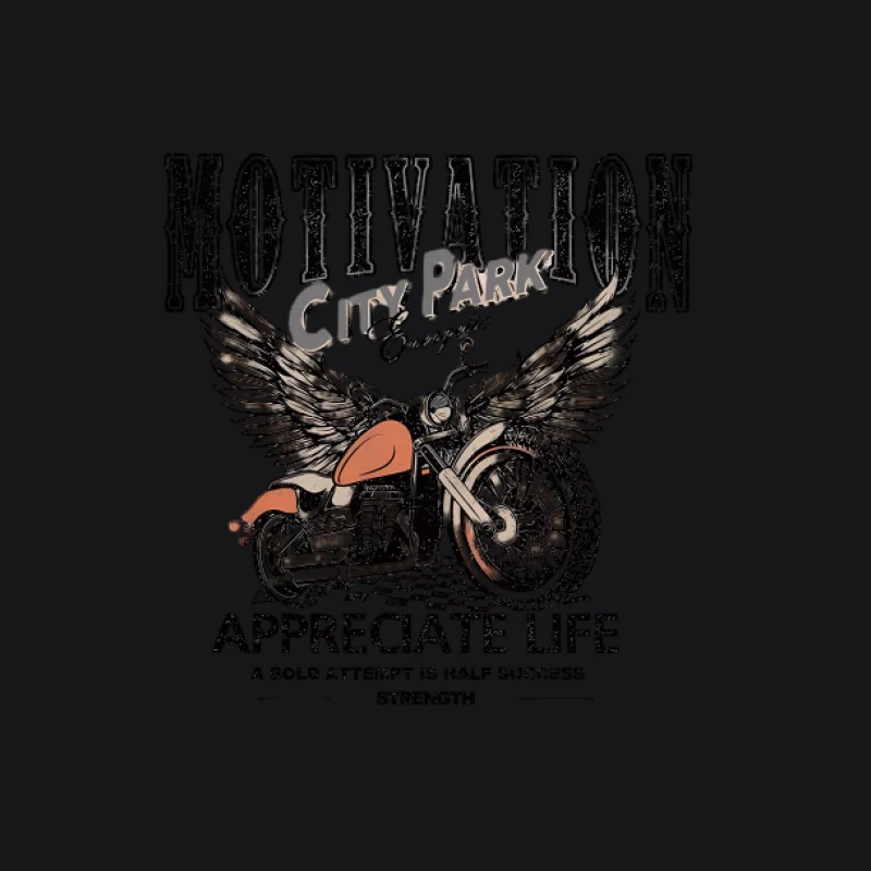Motorrad mit Flügeln - Motivation und Freiheit Damen Pullover Hoodie