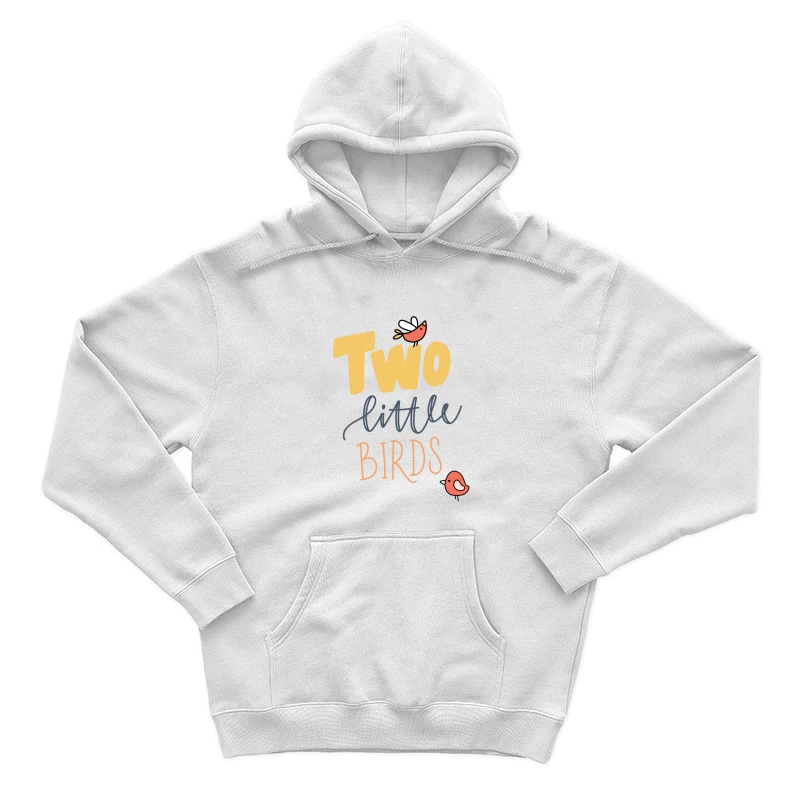 Deux petits oiseaux colorés Homme Sweat à capuche