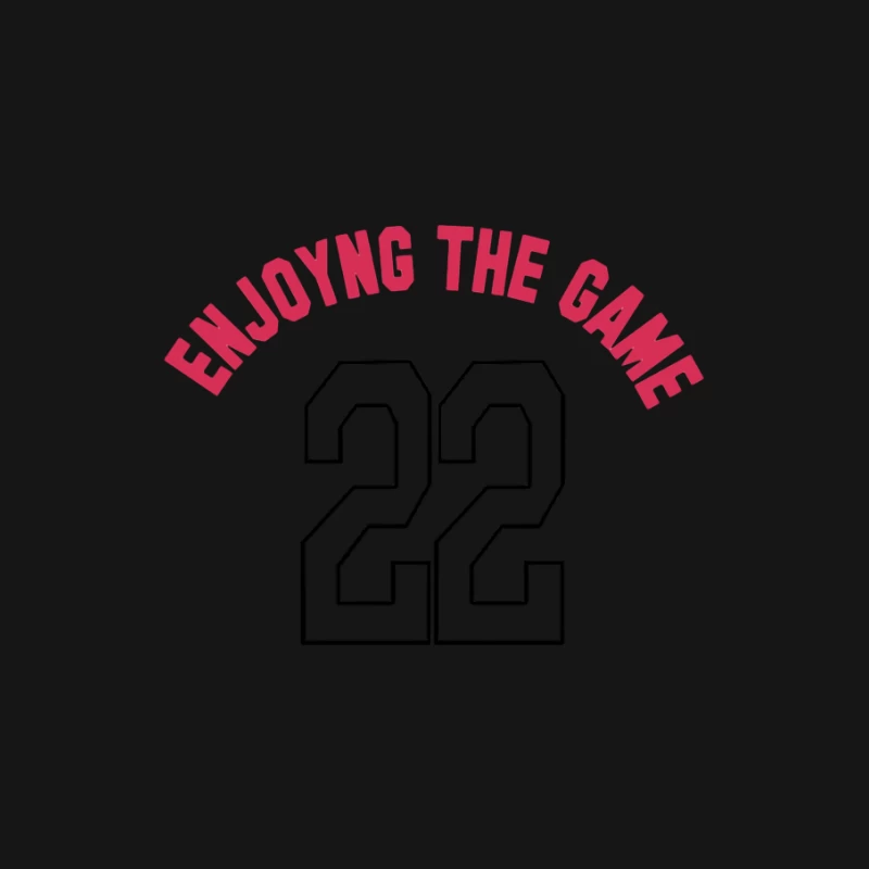 Genieße das Spiel mit Nummer 22 Herren Langarm T-Shirt
