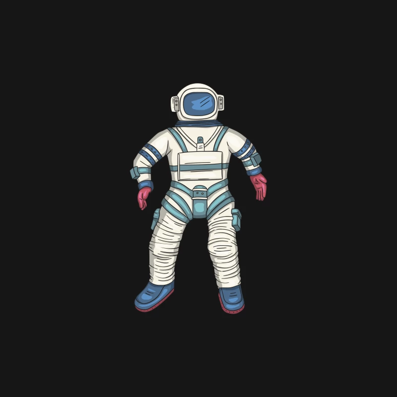 Astronautenanzug Illustration Herren T-Shirt