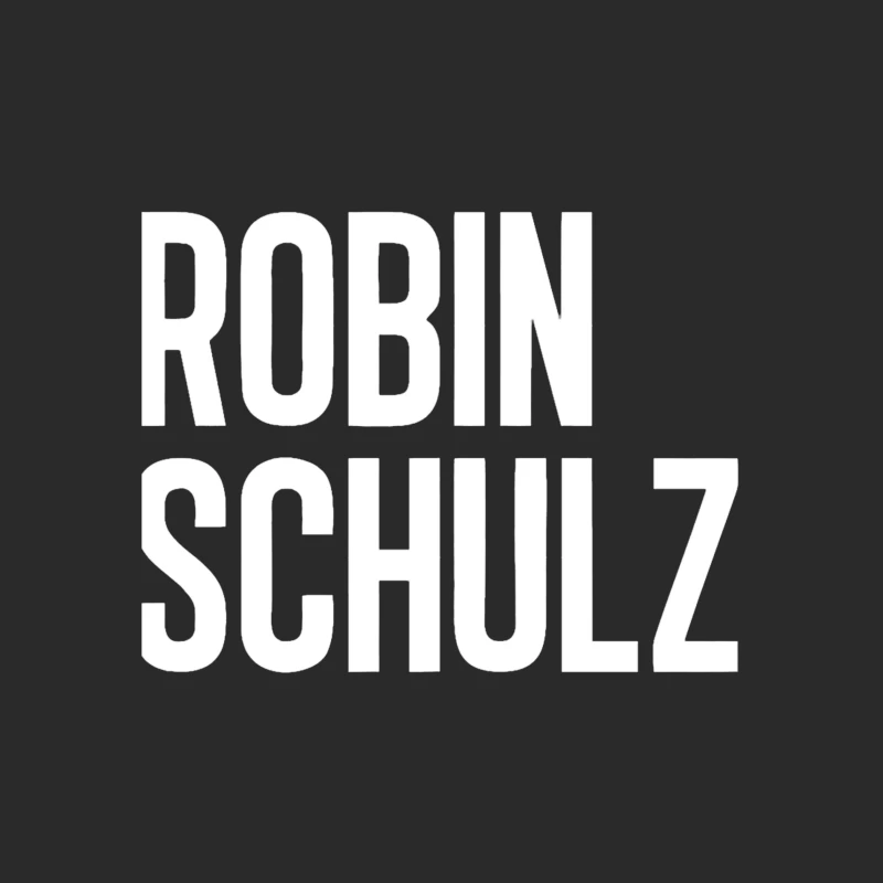 Robin Schulz Text Outline Typography Baseball Cap