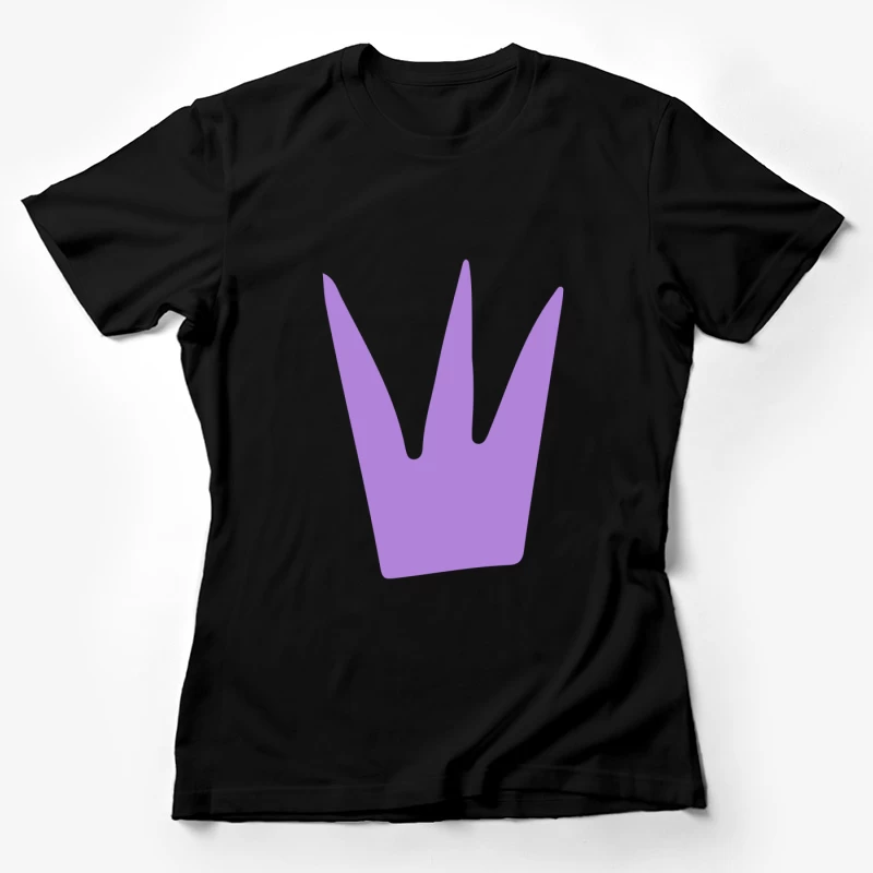 Icône minimaliste violette Femme T-Shirt