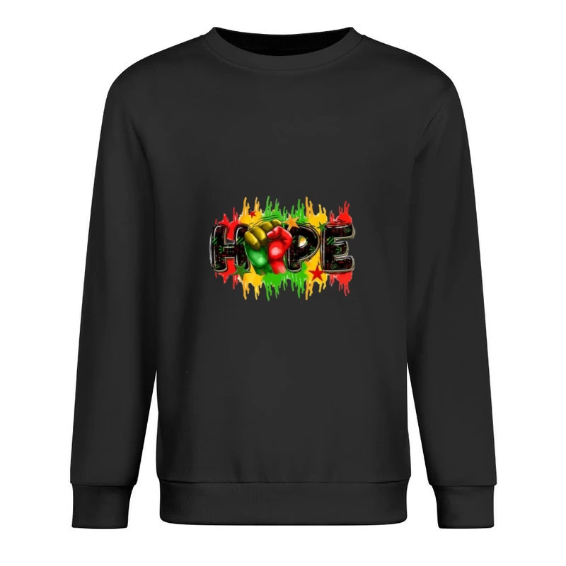 Empowerment Through Hope Male Pullover Sweatshirt