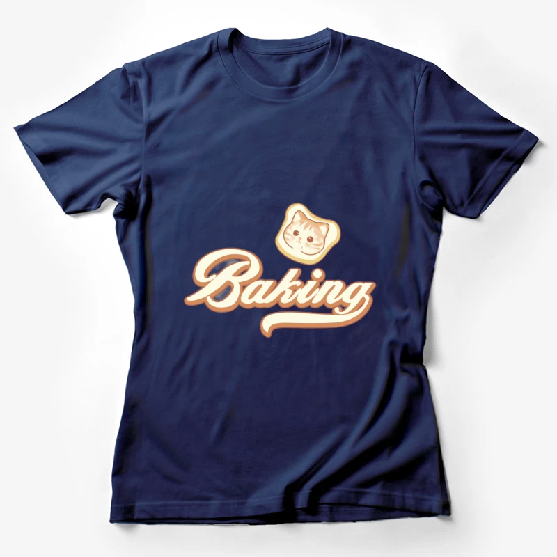 Katzen-Bäckerei Logo Damen T-Shirt