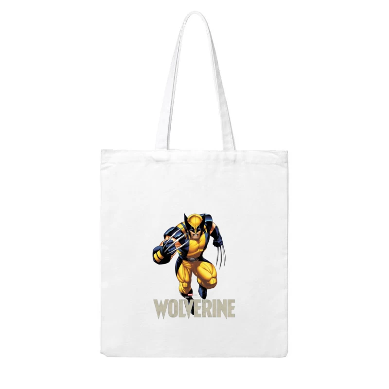 Wolverine Comic Character Cotton Tote Bag