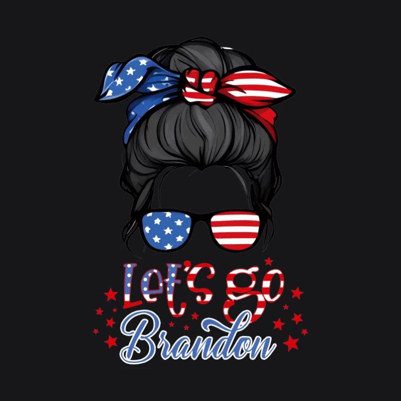 Patriotisches Design mit Flagge und Slogan Damen Pullover Hoodie
