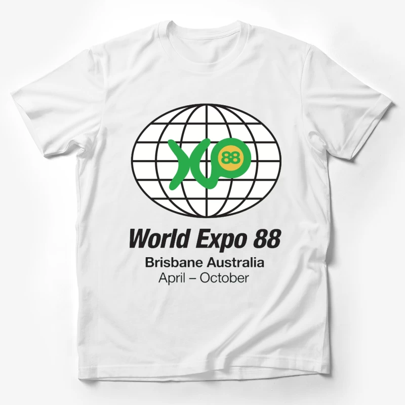 World Expo 88 Brisbane Australia Logo Male T-Shirt