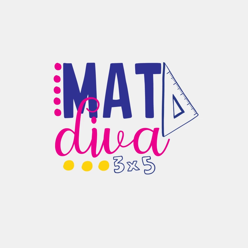 Conception Colorée de Maths Diva Homme Débardeur