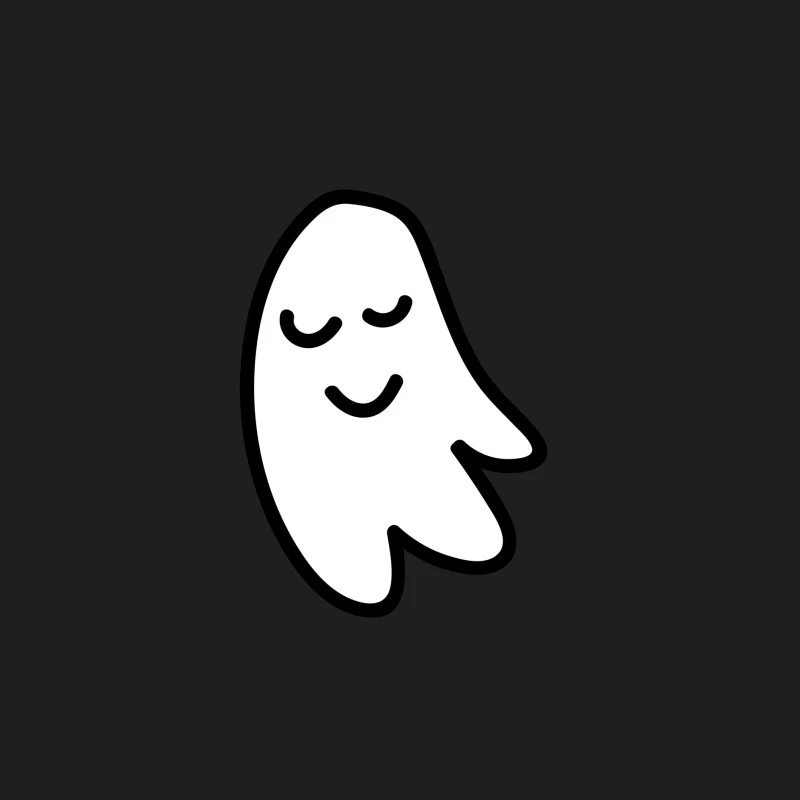 Fantôme souriant minimaliste Homme Débardeur