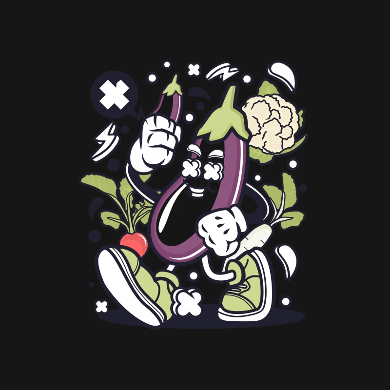 Légumes amusants et énergétiques Femme T-Shirt