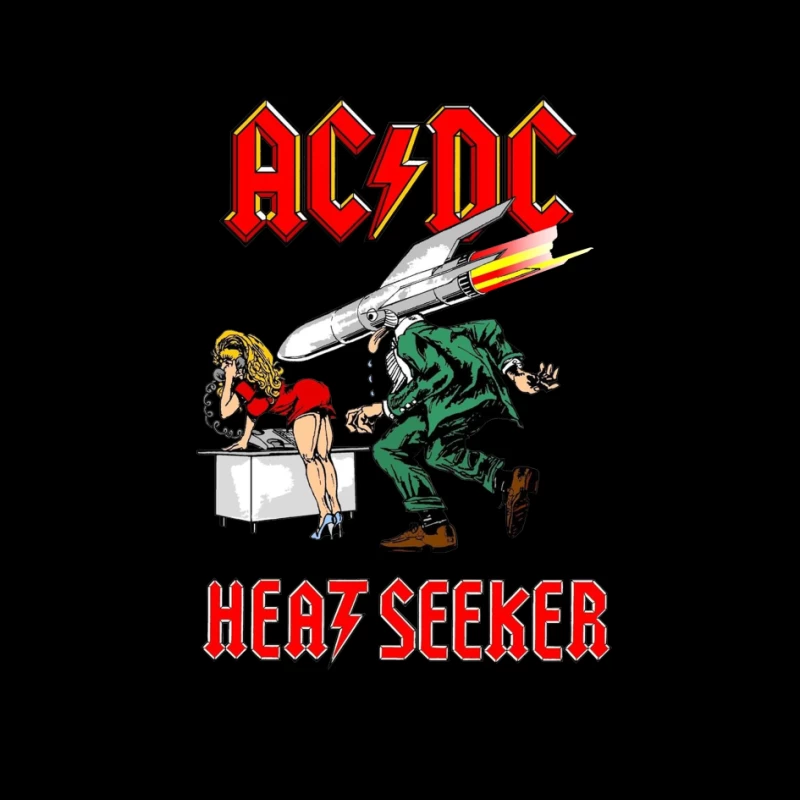 Retro Rock - AC/DC HEATSEEKER Pin