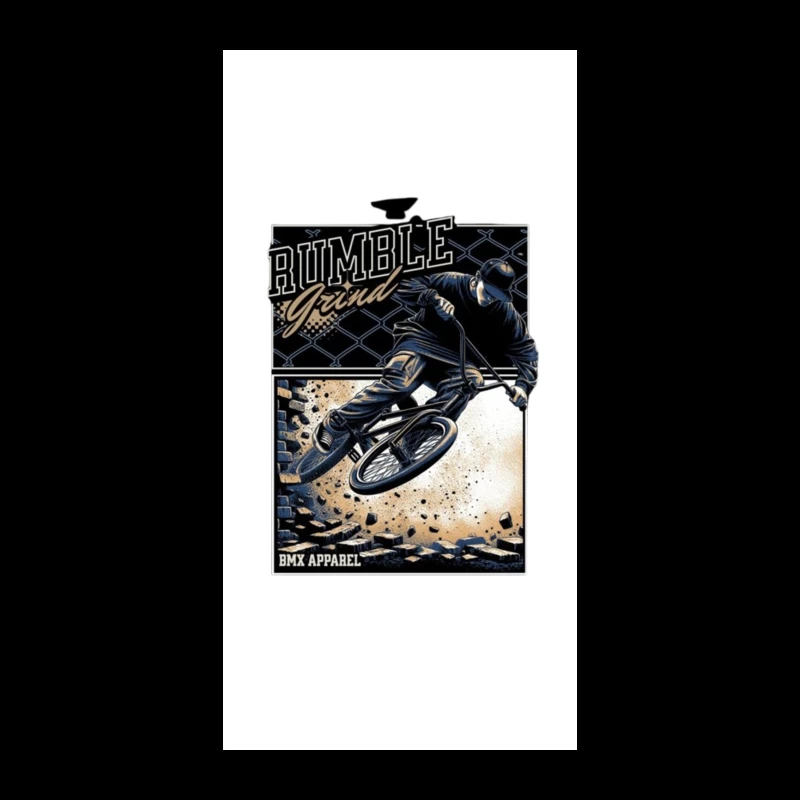 Rumble Yard BMX Action Sports Apparel Illustration iPhone Case