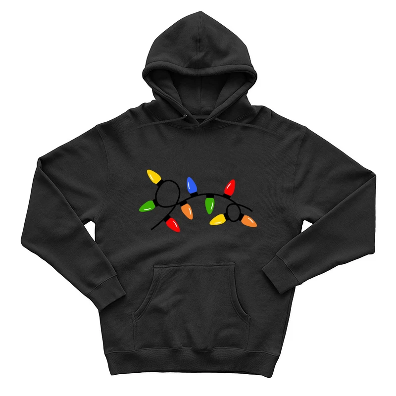 Guirlandes de fêtes colorées Homme Sweat à capuche