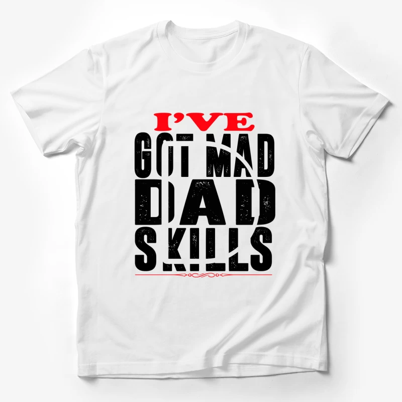 Design humoristique sur les compétences de papa Homme T-Shirt