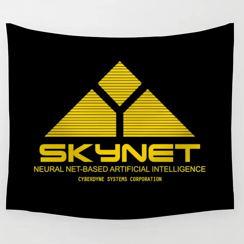 Skynet Corporate Logo - Cyberdyne Systems AI Technology Tapestry