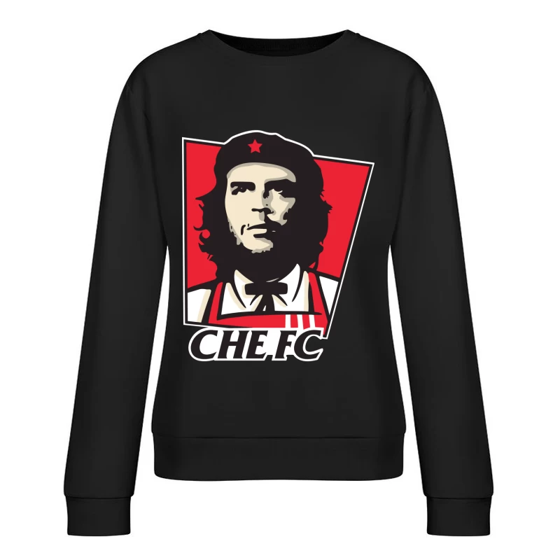 Che Guevara Inspired Sports Team Logo Female Pullover Sweatshirt