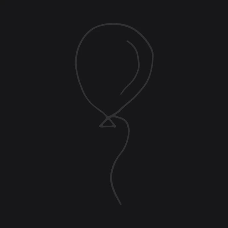 Ballon simple dessiné à la main Homme Sweat à capuche