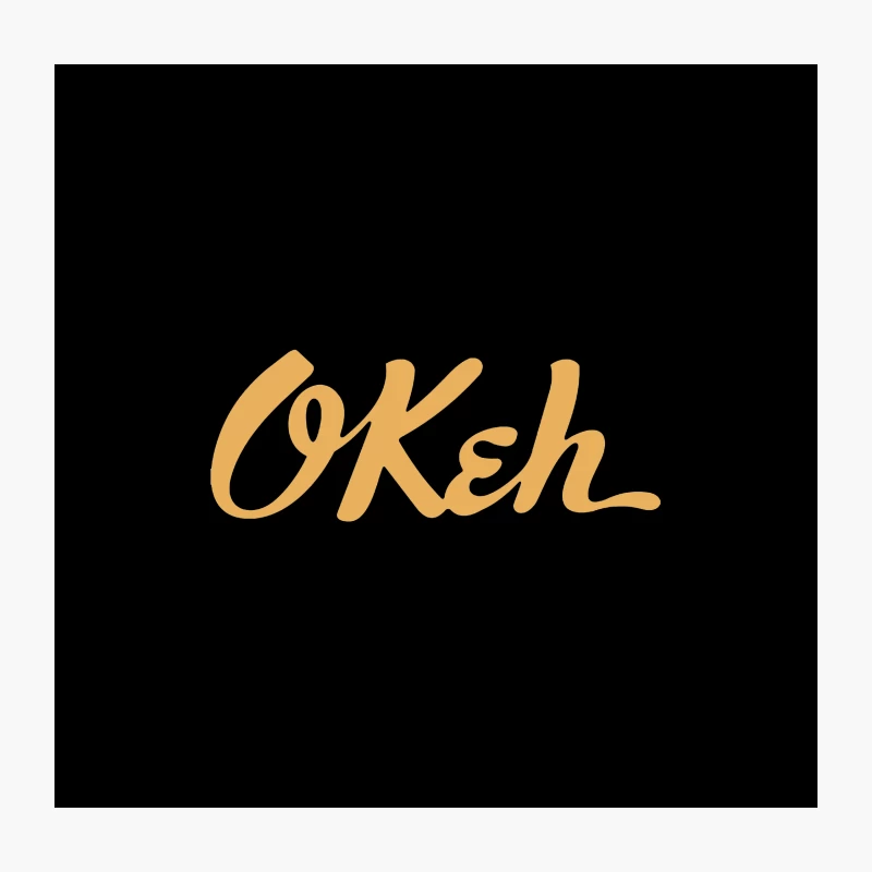 Okeh logo Throw Pillow
