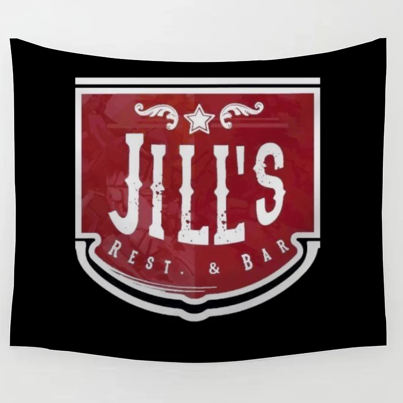 Jills Bar Logo Tapestry