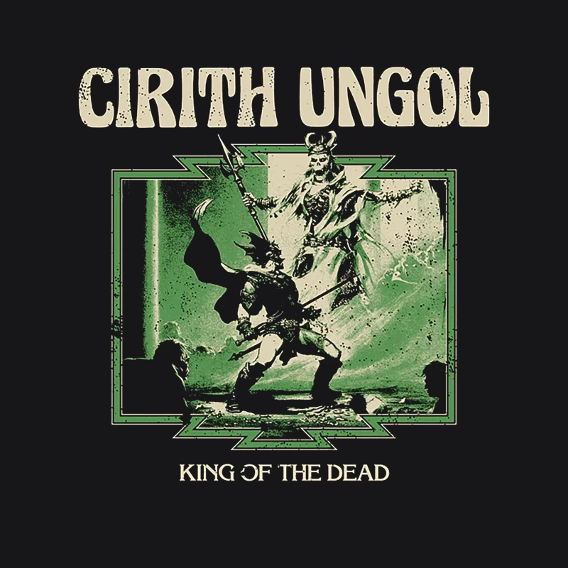 Cirith Ungol King Of The Dead Female Pullover Hoodie