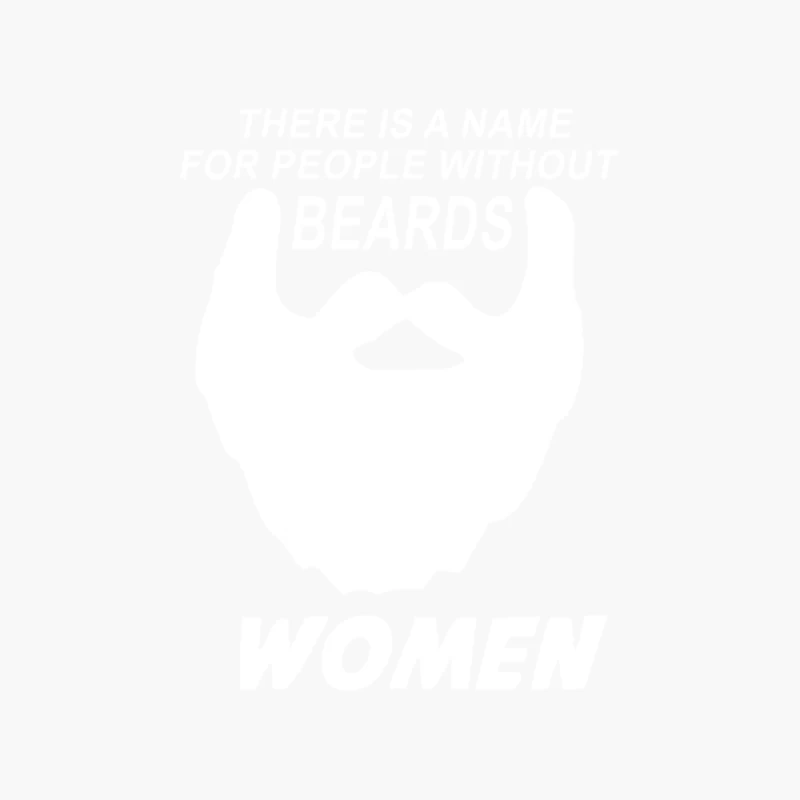 People without Beard Cotton Tote Bag