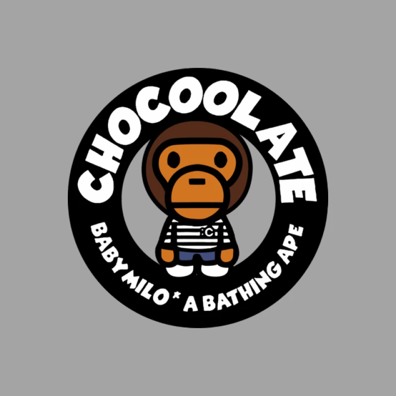 Chocoolate Baby Milo Design Herren T-Shirt