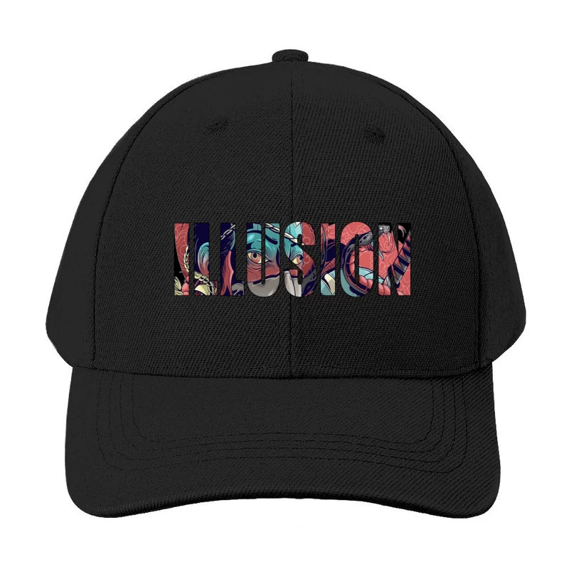 Colorful Artistic Illusion Design Baseball Cap