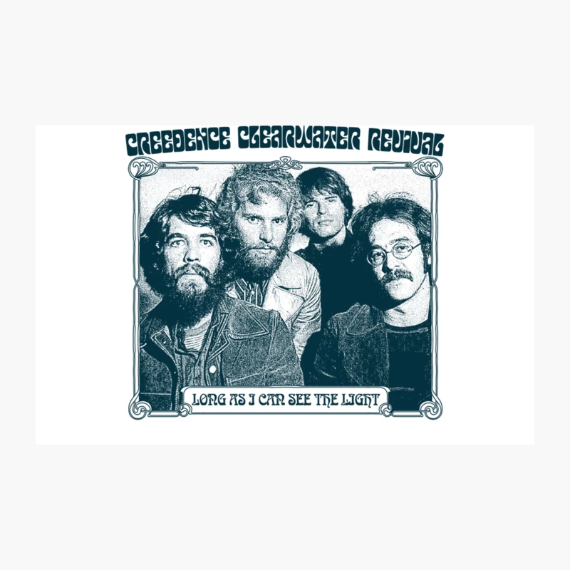 Creedence Clearwater Revival  Original Vintage Style Fan Artwork Travel Mug