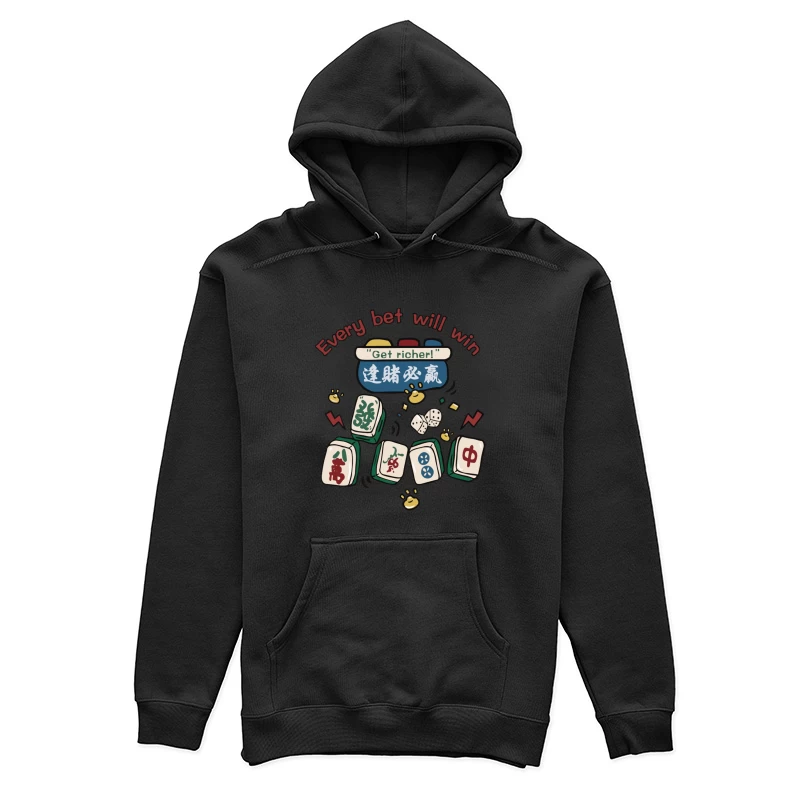 Glücksspiel mit Mahjong-Thema Damen Pullover Hoodie