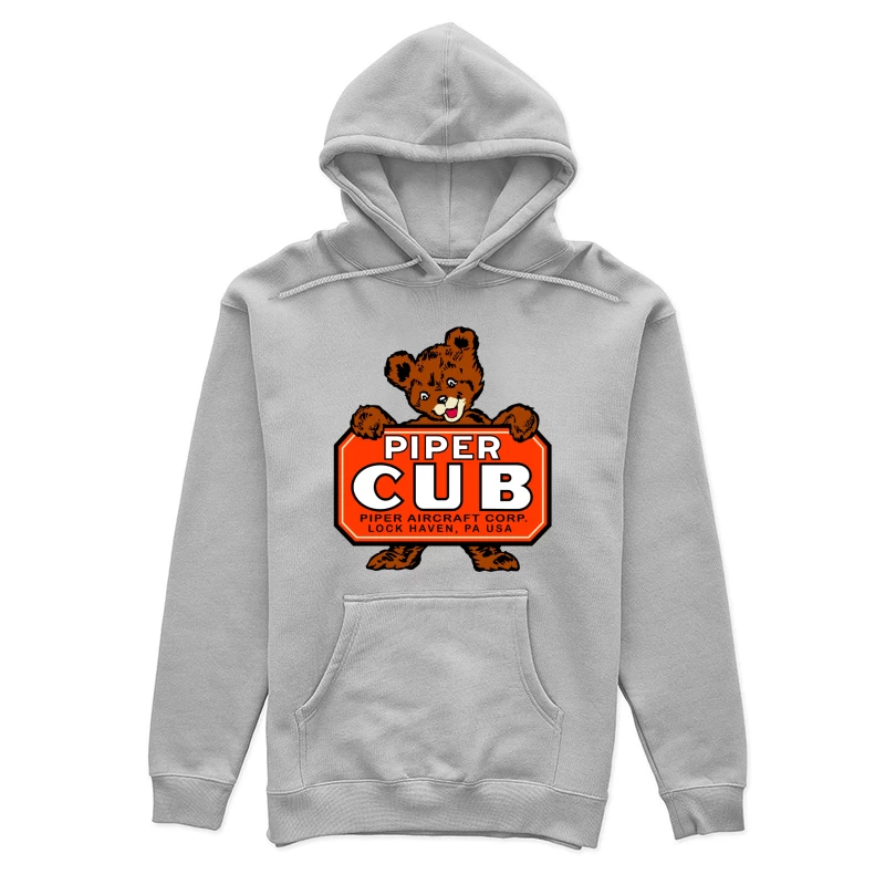 WWII Vintage Piper Cub Female Pullover Hoodie