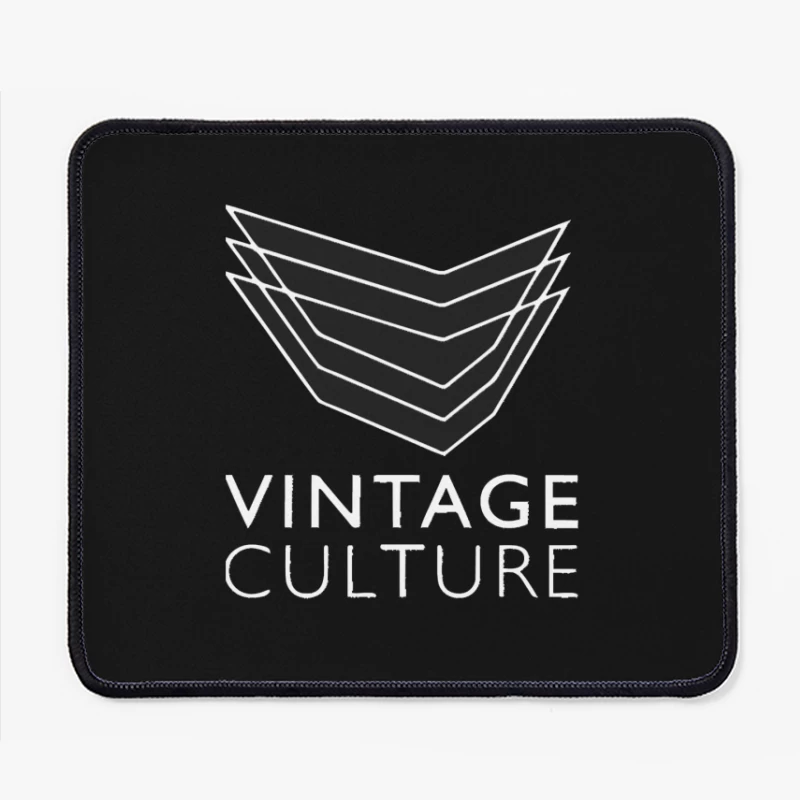 Vintage Culture Geometric Chevron Logo Design Mouse Pad