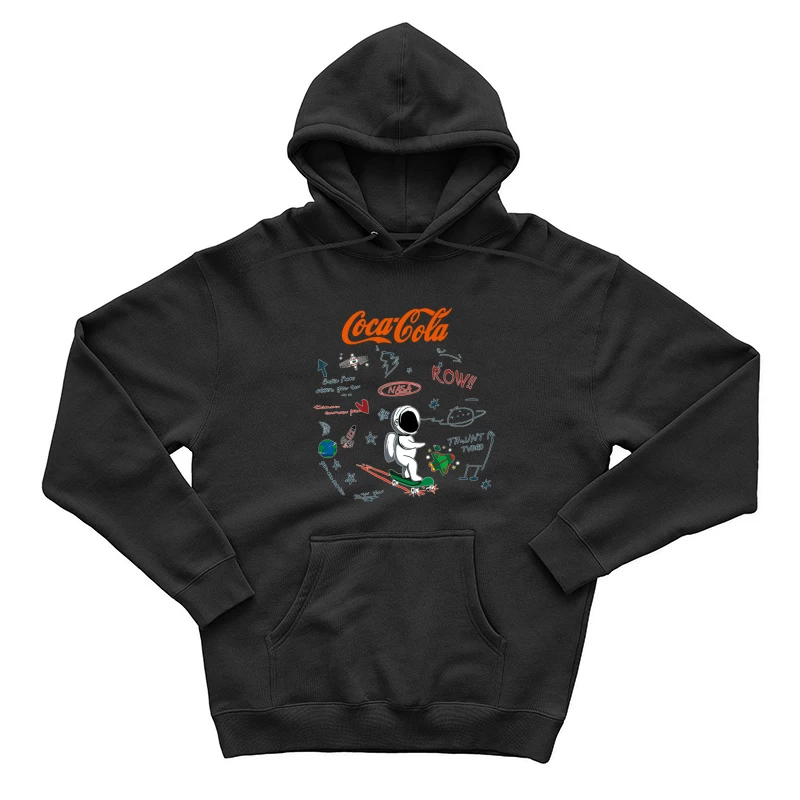 Astro-Skateboarding mit Coca-Cola und NASA Herren Pullover Hoodie