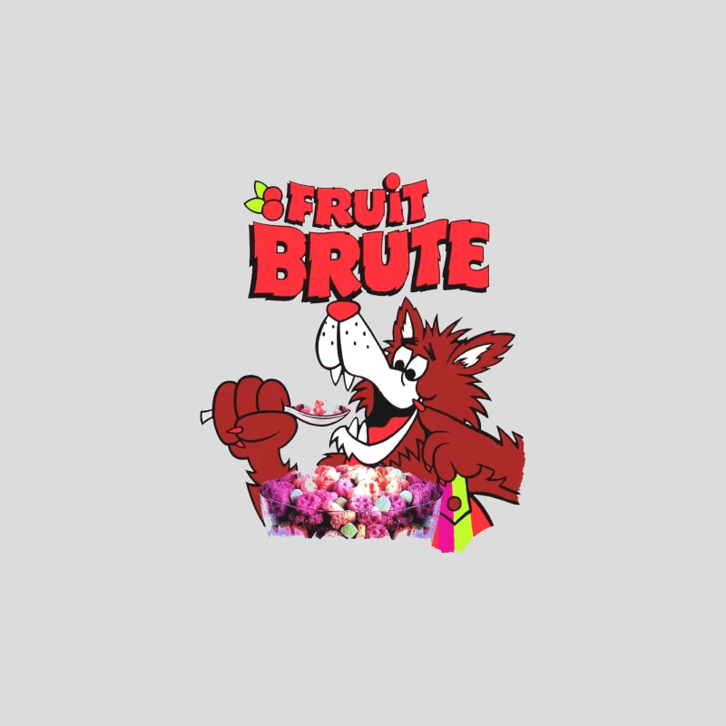 Vintage Fruit Brute Monster Cereal Mascot Logo Baseball Cap