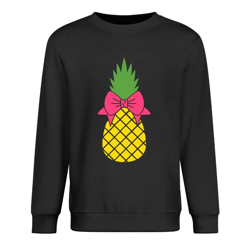 Ananas avec nœud rose Homme Sweat-shirt à enfiler