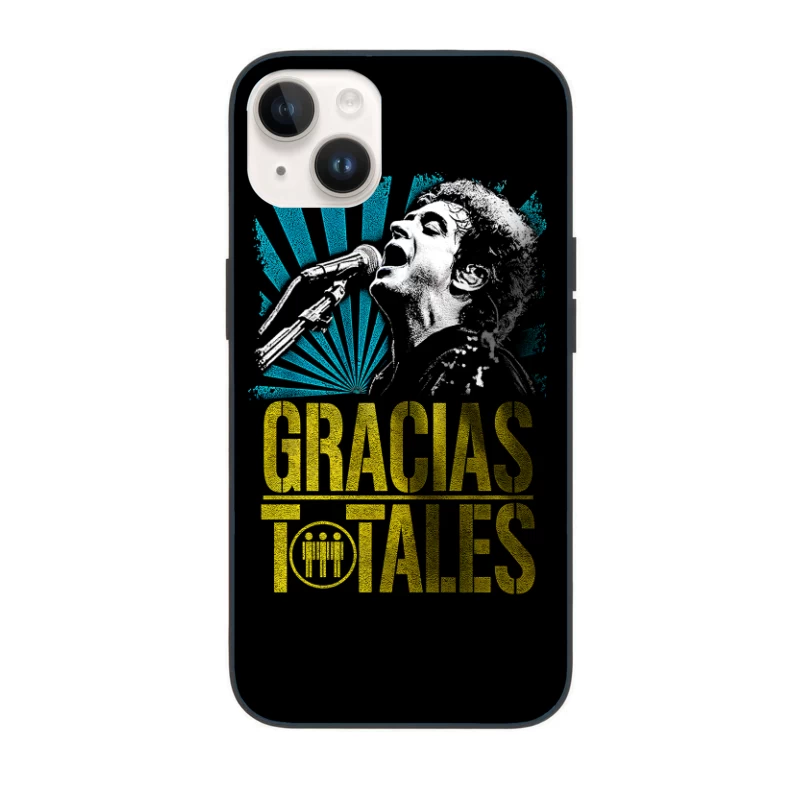 Soda Stereo Gracias Totales Retro iPhone Case