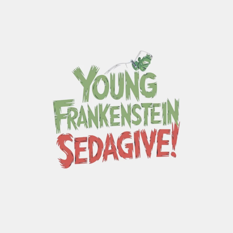 Young Frankenstein Sedagive: Classic Horror Comedy Typography Male Tank Top