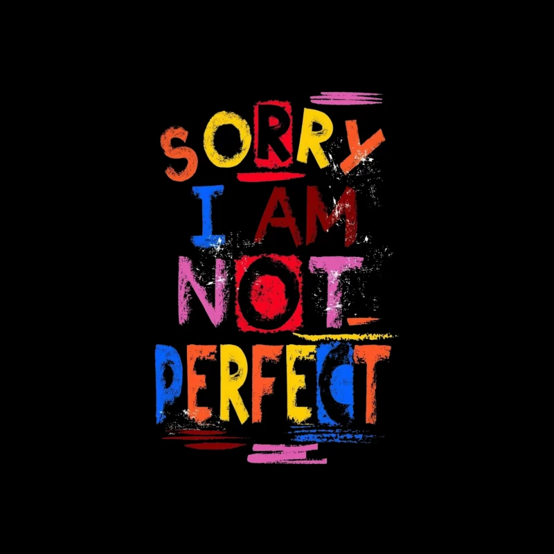 Apology for Imperfection Throw Pillow