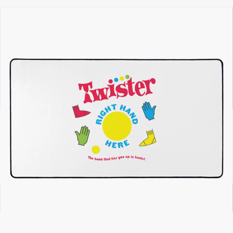 Twister Lets Play Game Desk Mat