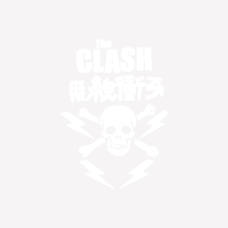 The Clash Punk Skull Male T-Shirt
