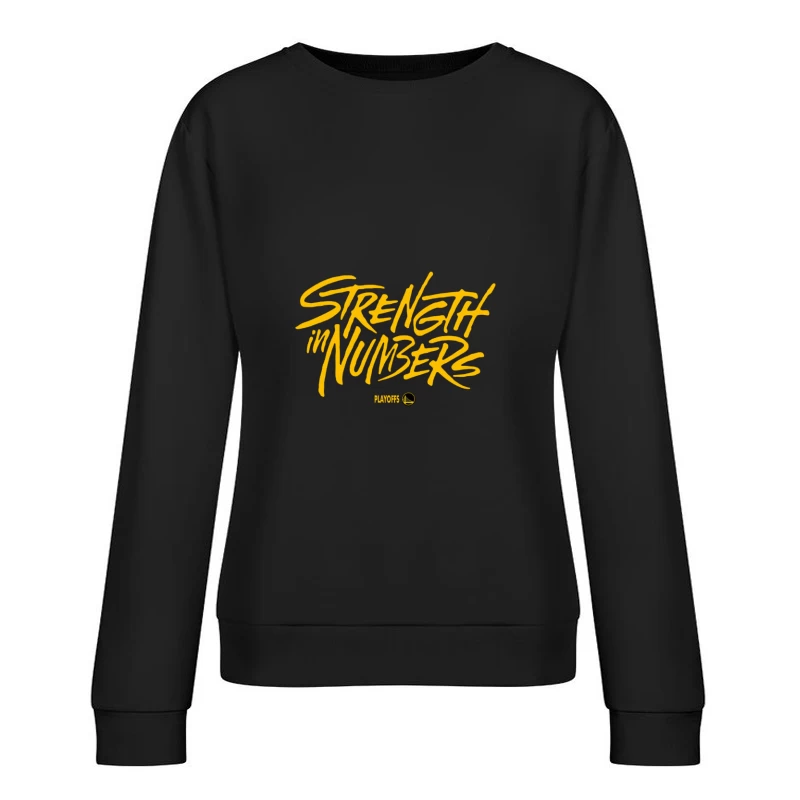 Playoffs Slogan Design Damen Pullover Sweatshirt