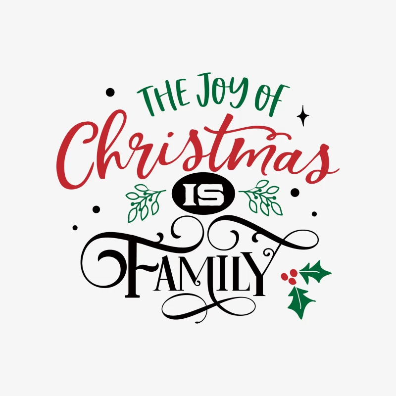 La Joie de Noël et de la Famille Homme Sweat-shirt à enfiler