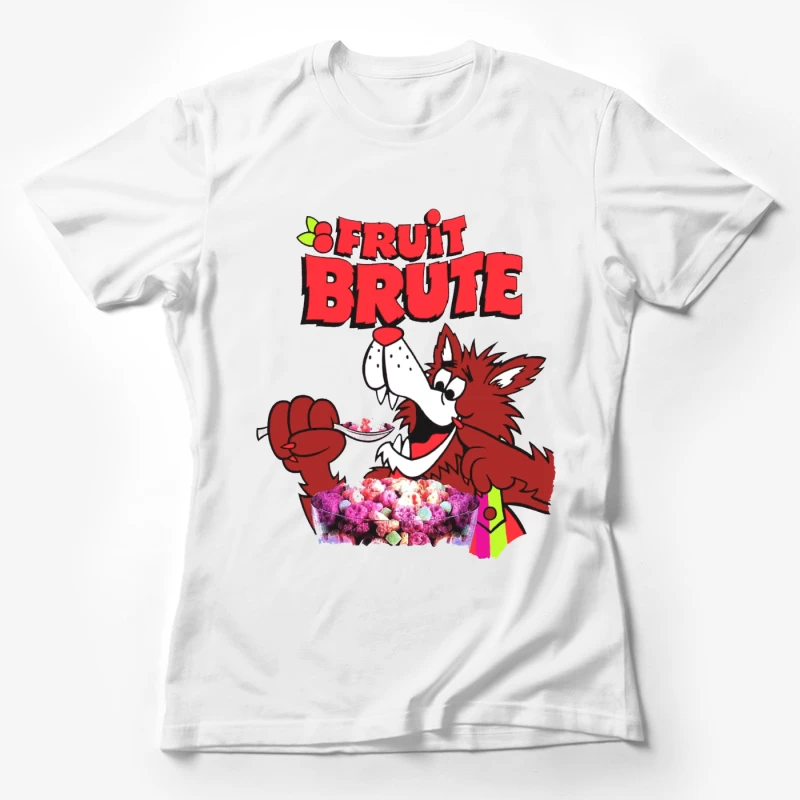 Vintage Fruit Brute Monster Cereal Mascot Logo Female T-Shirt