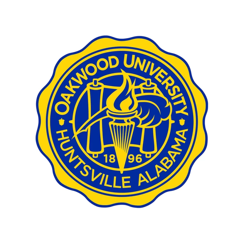 Official Seal of Oakwood University in Huntsville, Alabama Pin