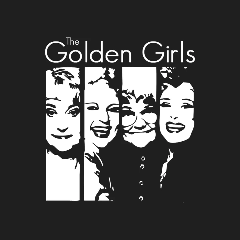 Minimalist Line Art of The Golden Girls TV Show Male Tank Top