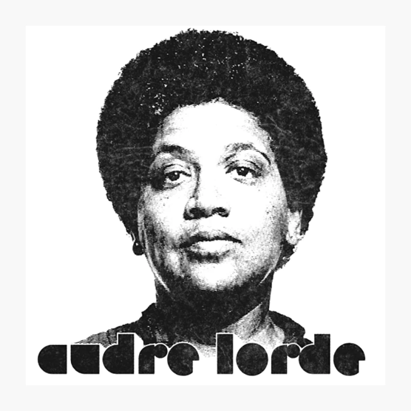 Audre Lorde  Retro Style FAn Art Design Pin