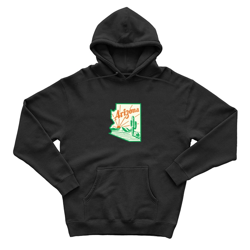 Arizona Wüste mit Sonnenuntergang Herren Pullover Hoodie