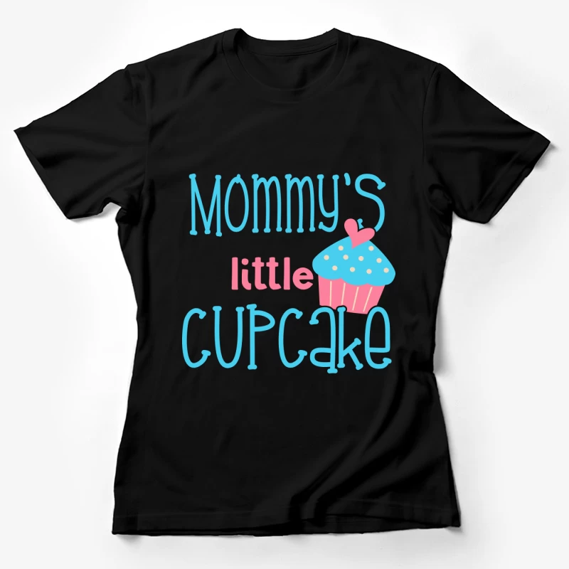 Maman et son petit cupcake adorable Femme T-Shirt